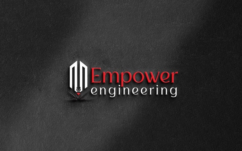 empower engineering logo template original