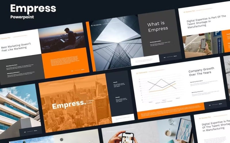 empress company profile powerpoint original