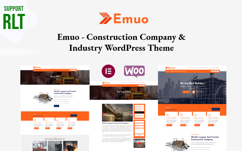 emuo construction company amp industry wordpress theme original