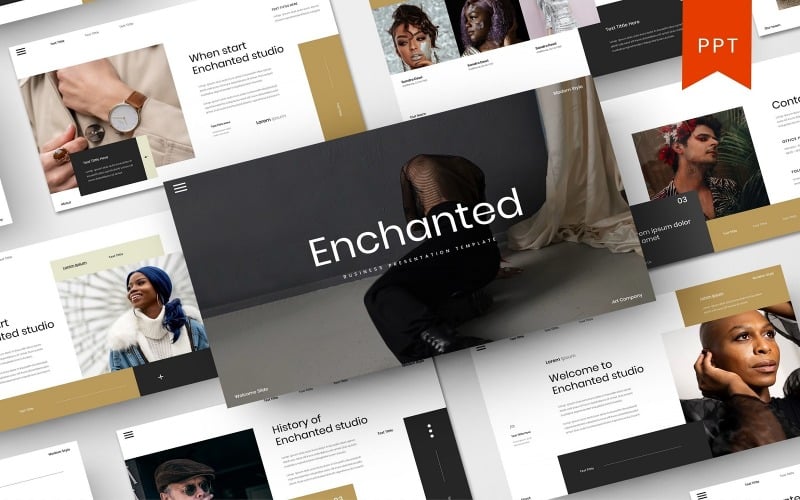 enchanted business powerpoint template original
