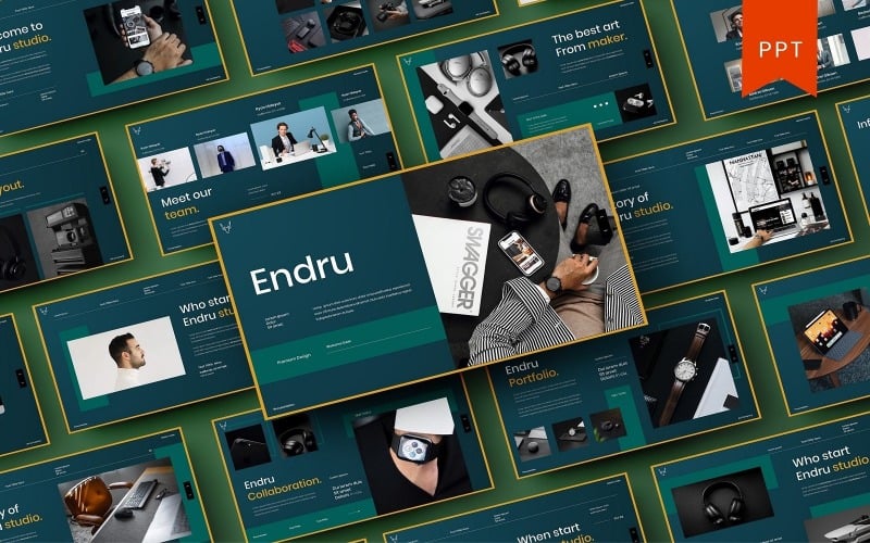 endru business powerpoint template original