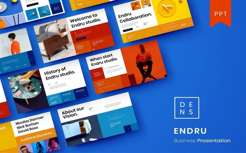 endru business powerpoint template original