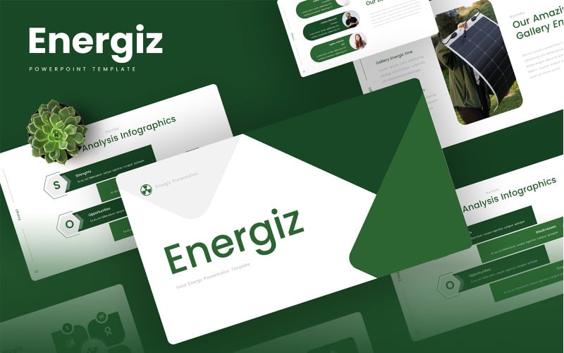 energiz solar energy powerpoint template original