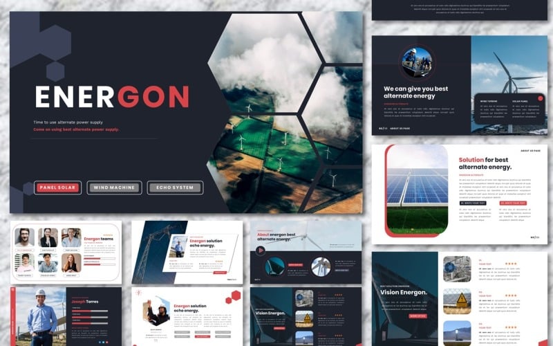 energon alternate power supply powerpoint template original