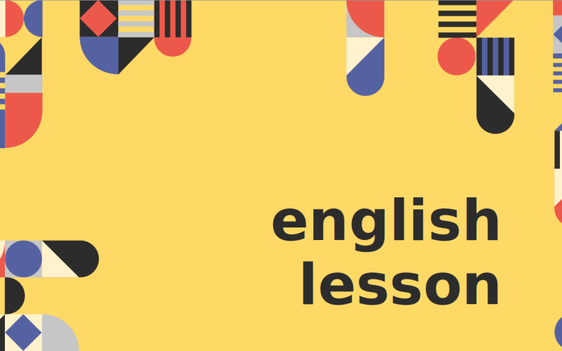 english lessons presentation powerpoint template original