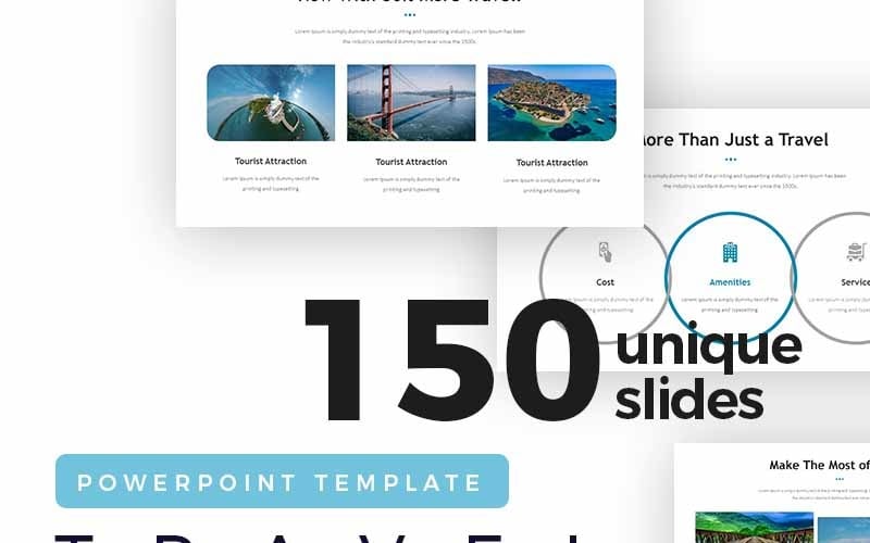 enjoy your trip presentation powerpoint template original