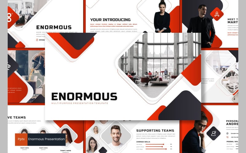 enormous powerpoint template original