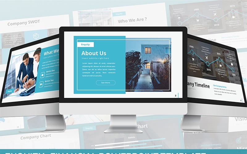 enquity financial powerpoint template original