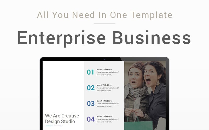 enterprise business presentation powerpoint template original