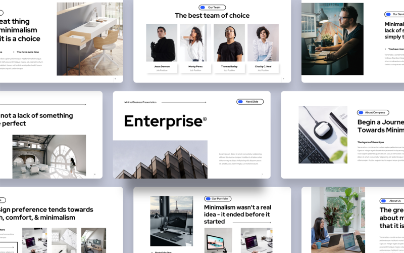 enterprise modern business powerpoint template original