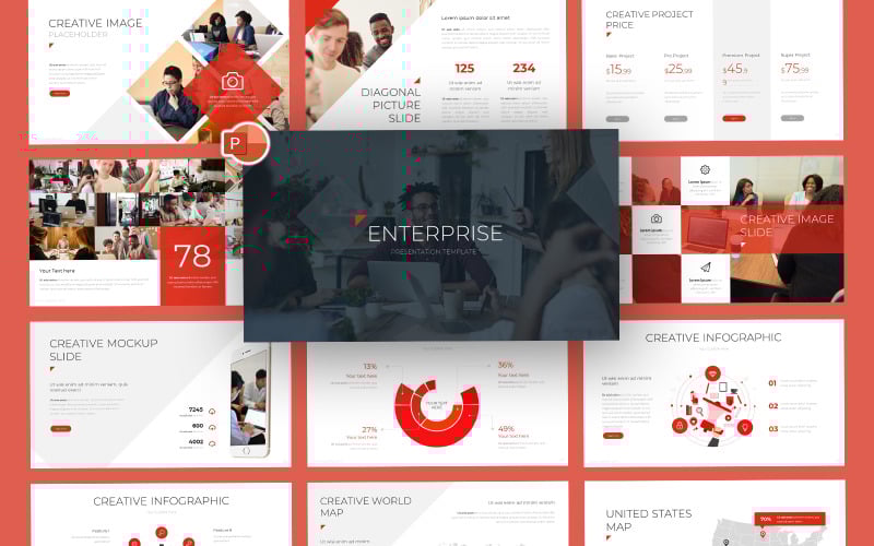 enterprise modern business powerpoint template original
