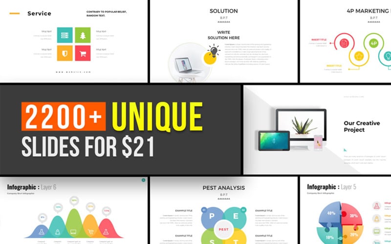 entire pack presentation powerpoint template original