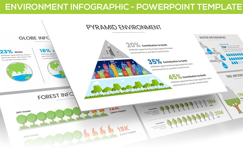 environment infographic powerpoint template original
