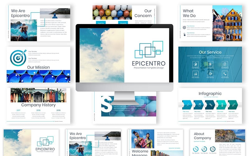 epicentro powerpoint template original