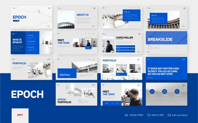 epoch business presentation powerpoint template original