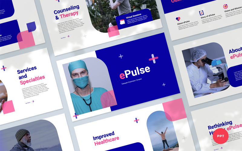 epulse telehealth powerpoint presentation template original