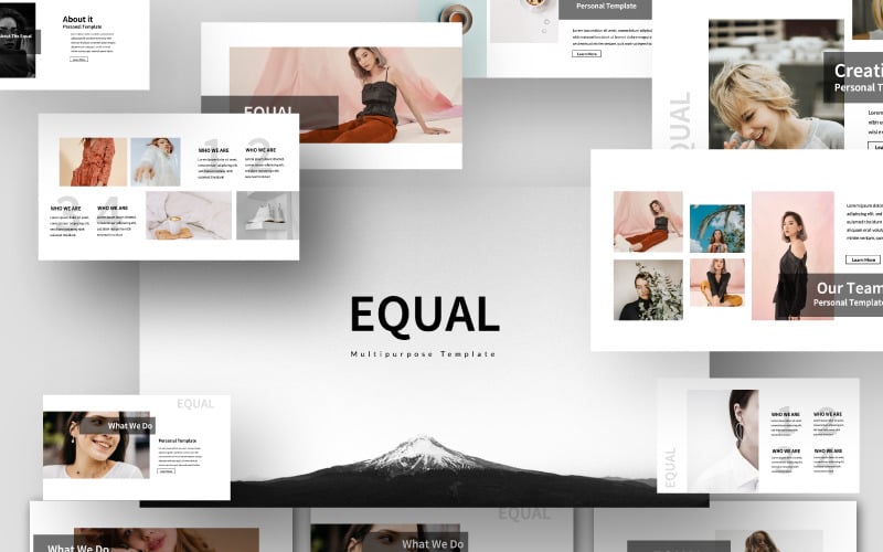 equal presentation powerpoint template original
