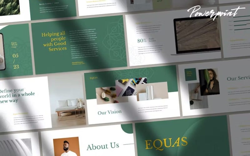 equas elegant powerpoint template original