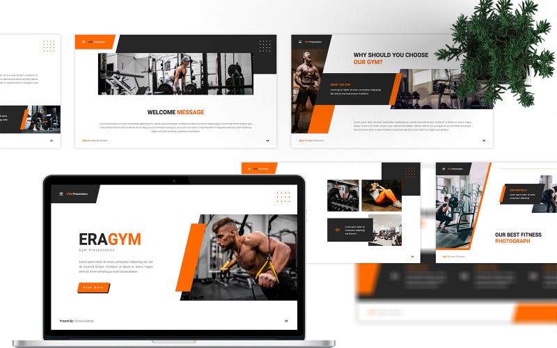 eragym gym powerpoint template original