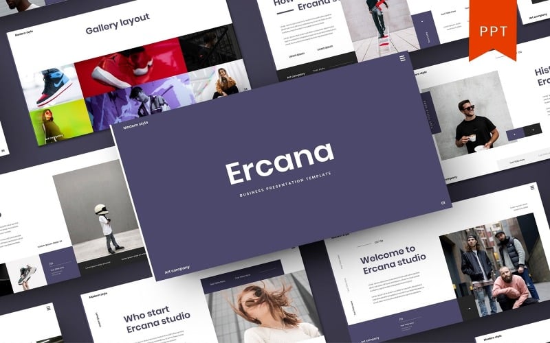 ercana business powerpoint template original