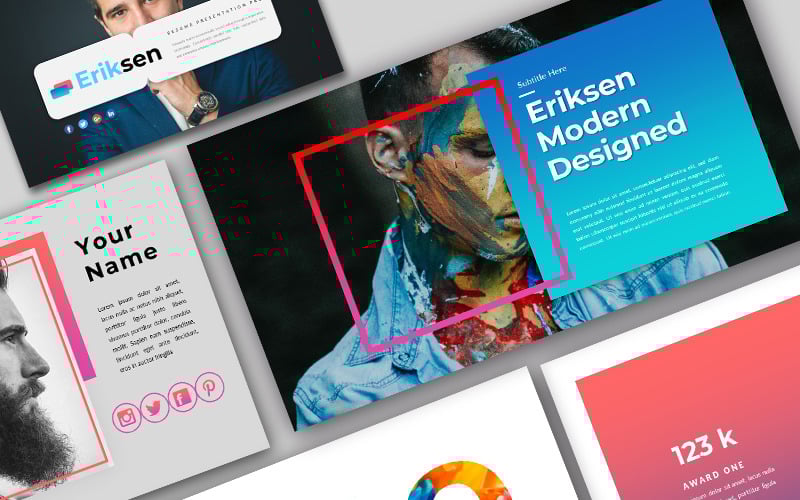 eriksen creative powerpoint template original