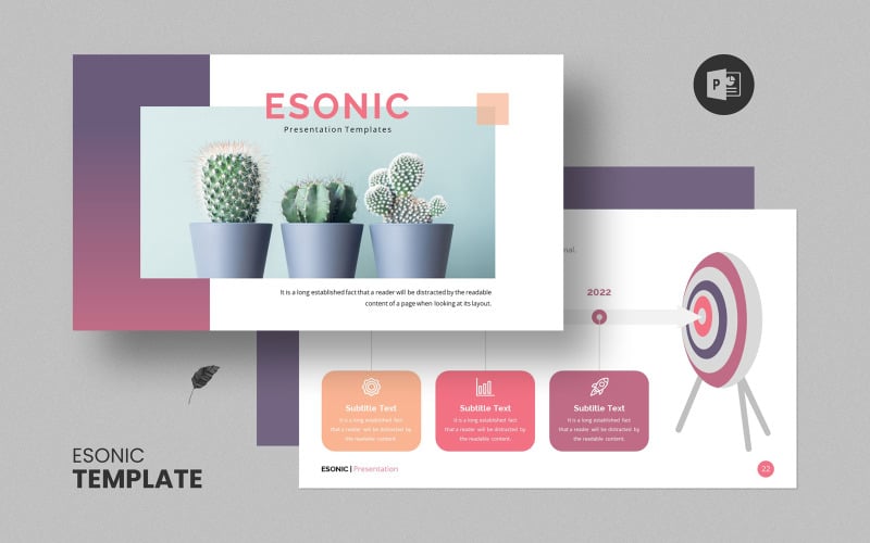 esonic powerpoint presentation template original