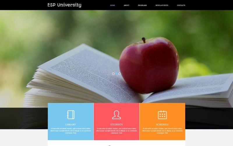 esp university education center modern joomla template original