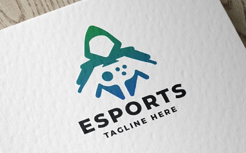 esports pro logo template original