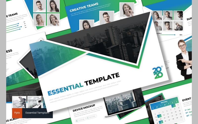 essential powerpoint template original