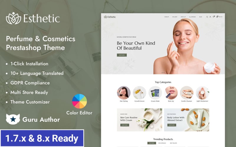 esthetic beauty salon amp cosmetics store prestashop responsive theme original