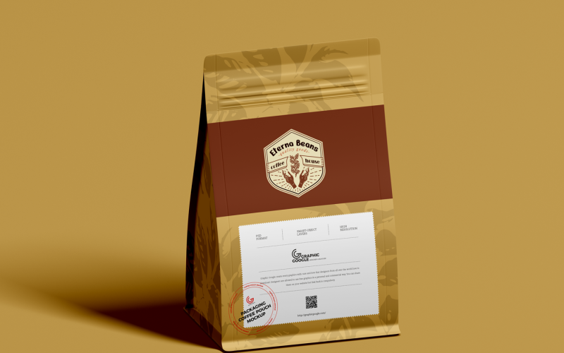 eterna beans logo design template original