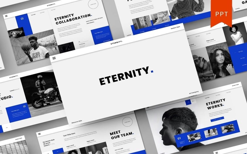 eternity business powerpoint template original