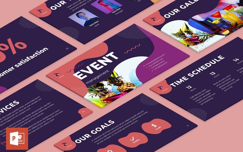 event management presentation powerpoint template original