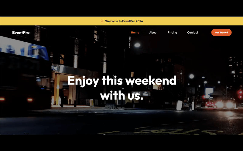 eventpro responsive event website template original