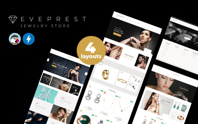 eveprest jewelry jewelry store prestashop theme original