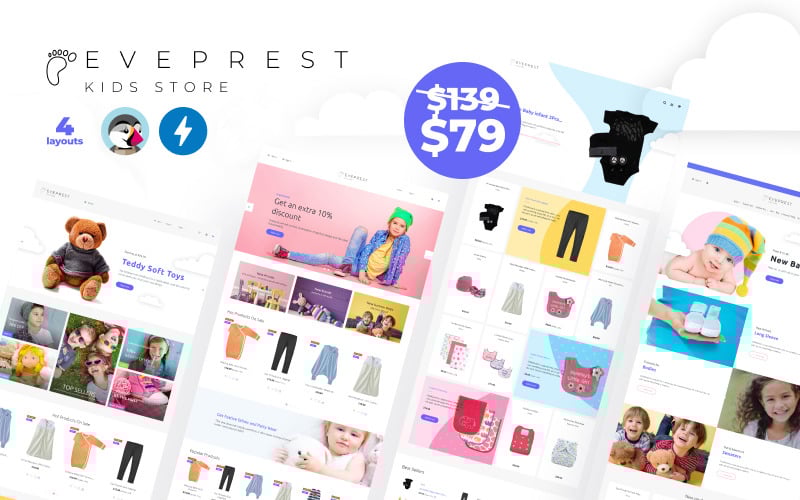 eveprest kids kids store prestashop theme original