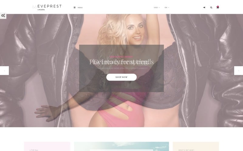 eveprest lingerie prestashop theme original