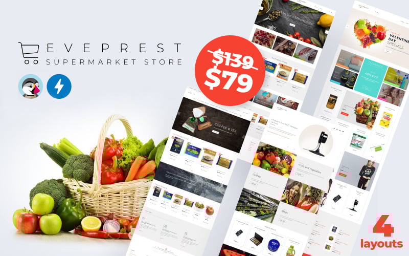 eveprest supermarket supermarket store prestashop theme original