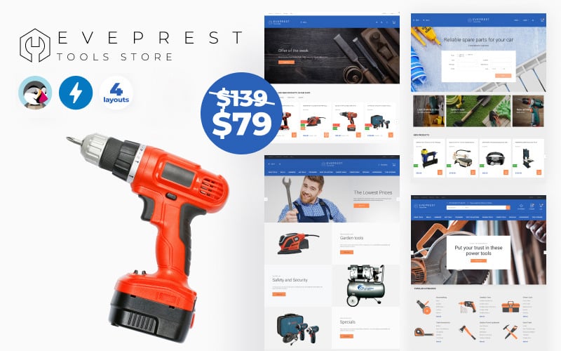 eveprest tools tools store prestashop theme original