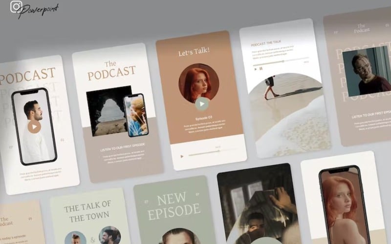 everve fashion instagram powerpoint template original
