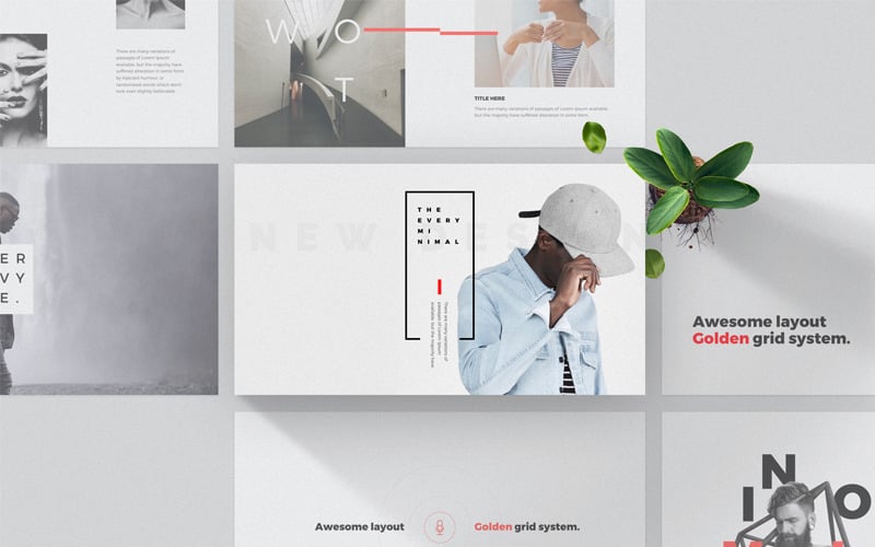 every minimal powerpoint template original