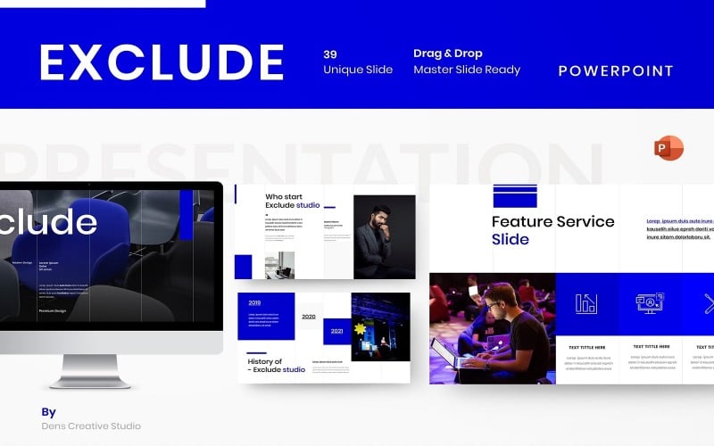 exclude business powerpoint template original