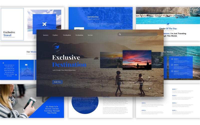 exclusive travel agency powerpoint presentation original