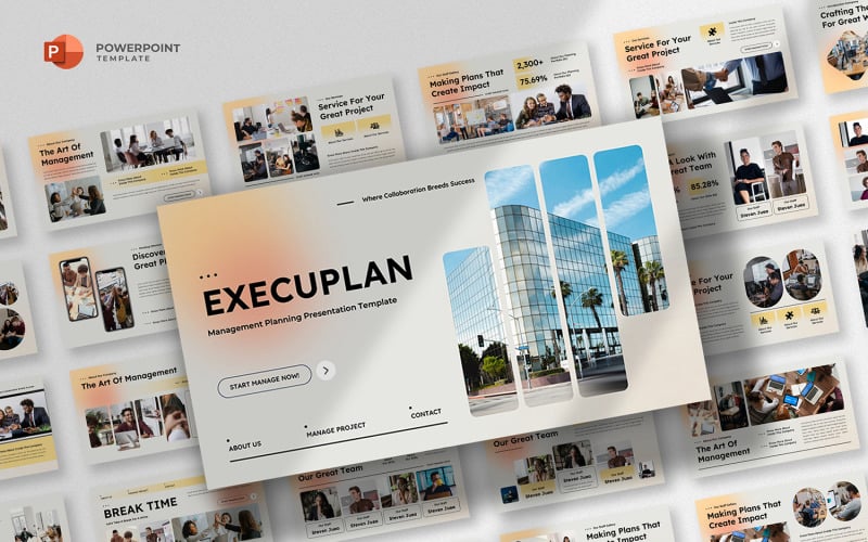 execuplan strategic planning powerpoint template original