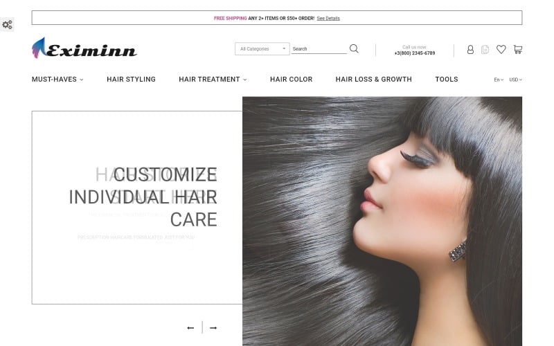 eximinn responsive prestashop theme original