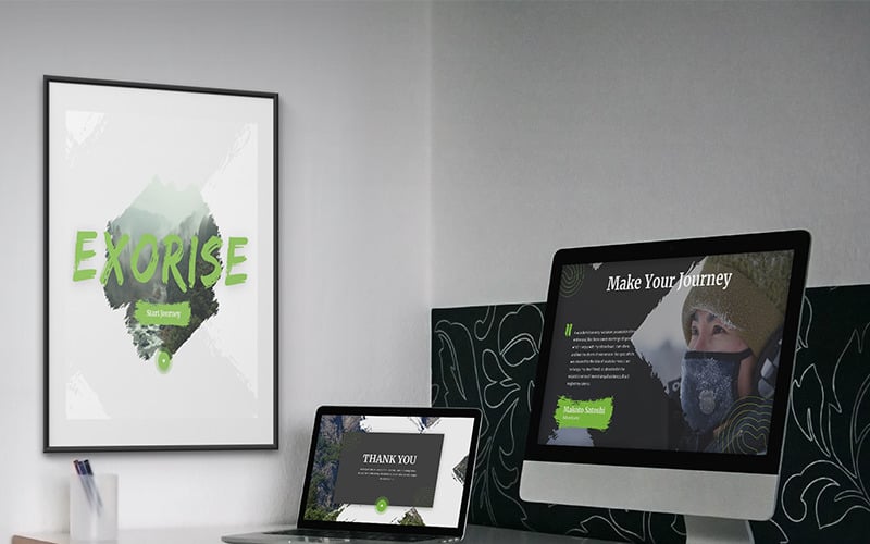 exorise creative powerpoint template original