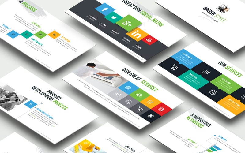 expart presentation bright variation powerpoint template original