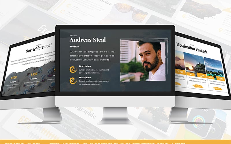 exploid travel powerpoint template original