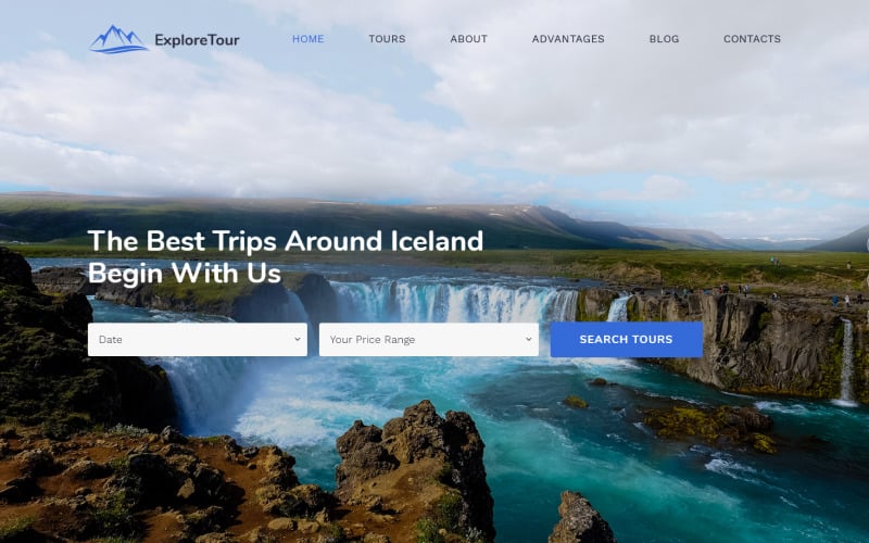 explore tour travel agency modern html landing page template original