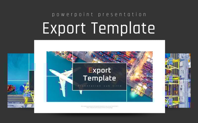 export presentation powerpoint template original